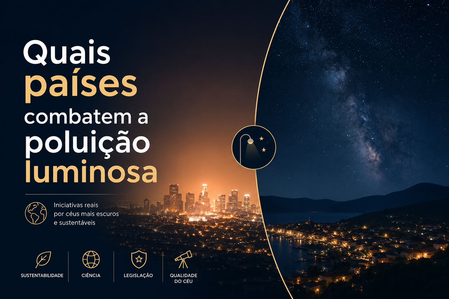 Quais Países Combatem a Poluição Luminosa? Exemplos Reais